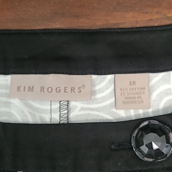 Kim Rogers sz 18 sleeveless geometric design black and white design dress - Picture 9 of 11